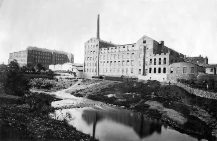 Framed Print : Hilden Flax Mills Framed Print : Hilden Flax Mills