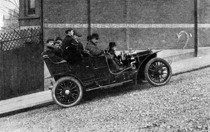 Framed Print : Hill climbing in a Rolls Royce1906 Framed Print : Hill climbing in a Rolls Royce1906