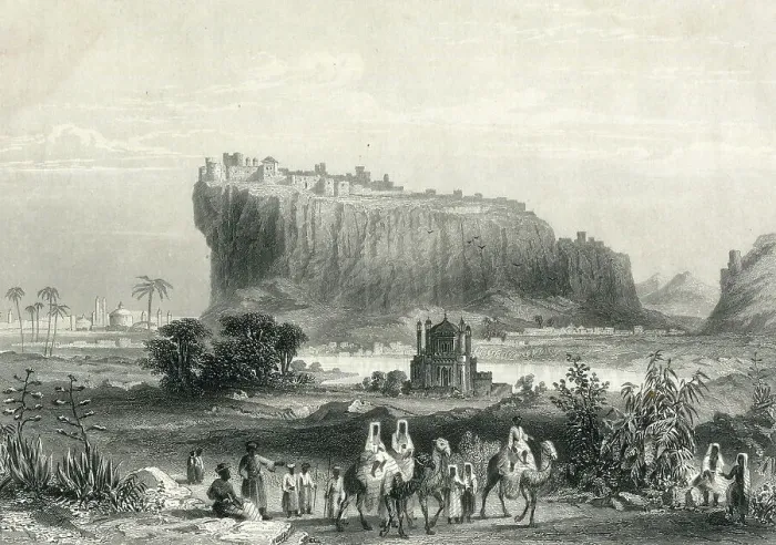 Framed Print : The Hill Fortress of Gwalior, recaptured 19 June 1858 Framed Print : The Hill Fortress of Gwalior, recaptured 19 June 1858