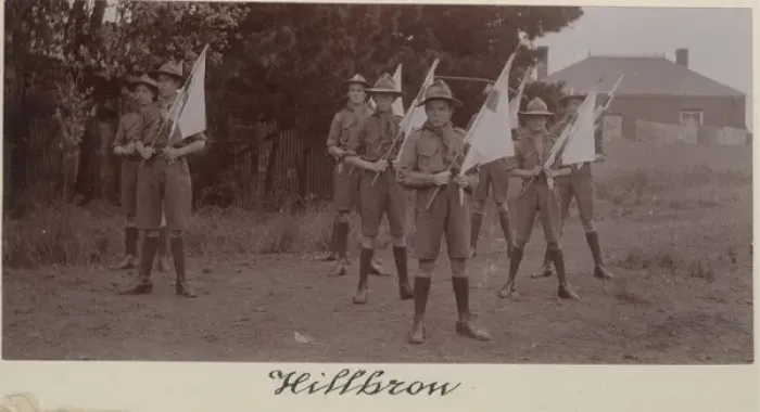 Framed Print : Hillbrow Scout Troop, Johannesburg, with flags Framed Print : Hillbrow Scout Troop, Johannesburg, with flags
