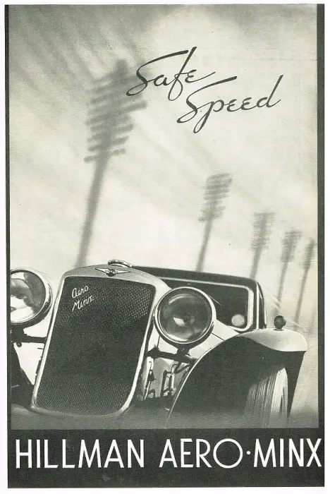 Framed Print : Hillman Aero-Minx Framed Print : Hillman Aero-Minx