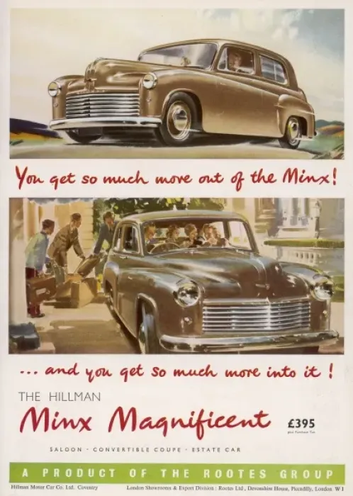 Framed Print : Hillman Minx Magnificent Framed Print : Hillman Minx Magnificent