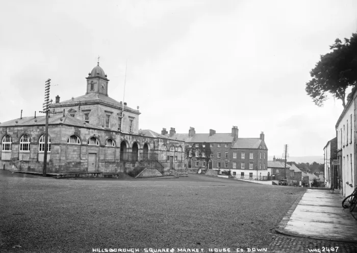 Framed Print : Hillsborough Square and Market House, Co. Down Framed Print : Hillsborough Square and Market House, Co. Down
