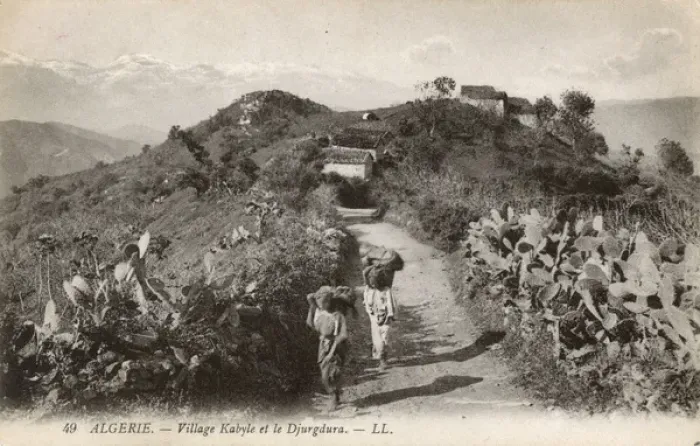 Framed Print : Hilltop village in Kabylie (Kabylia), Algeria Framed Print : Hilltop village in Kabylie (Kabylia), Algeria