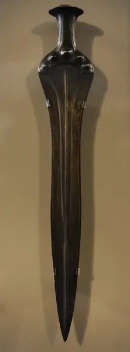 Framed Print : Hilted sword. 17th-16th centuries BC Framed Print : Hilted sword. 17th-16th centuries BC