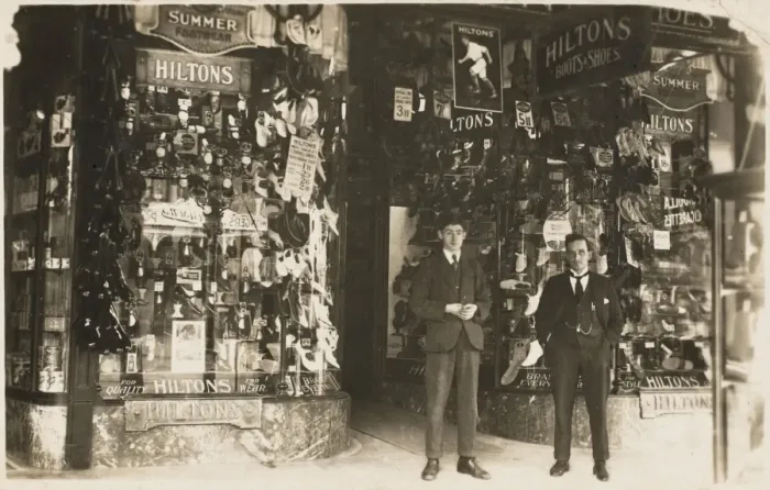 Framed Print : Hiltons Shoe Company Store Framed Print : Hiltons Shoe Company Store
