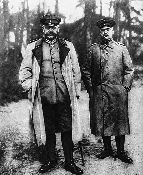 Hindenburg and Ludendorff