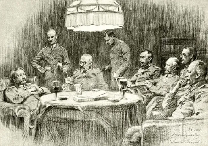 Framed Print : Hindenburg / Round Table Framed Print : Hindenburg / Round Table
