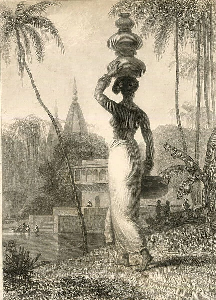 A Hindu Female by William Daniell