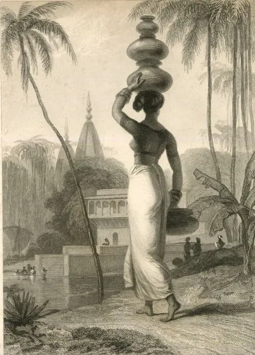 Framed Print : A Hindu Female by William Daniell Framed Print : A Hindu Female by William Daniell