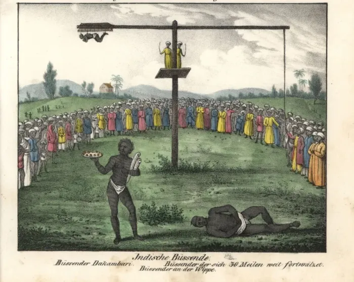 Framed Print : Hindu penitents on swing, holding burning coals Framed Print : Hindu penitents on swing, holding burning coals