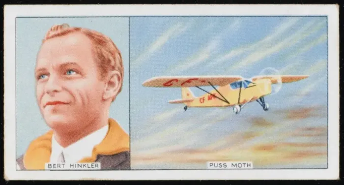 Framed Print : Hinkler / Puss Moth Plane Framed Print : Hinkler / Puss Moth Plane