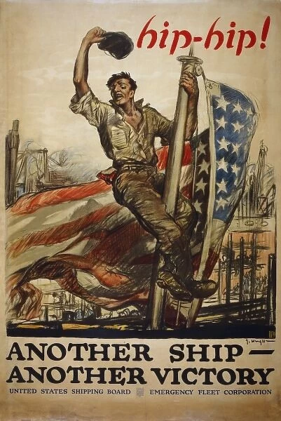 Hip-hip! Another ship - another victory United States Shippi
