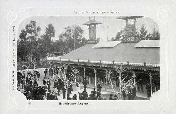 Hipodromo Argentino, Buenos Aires, Argentina Date: circa 1902