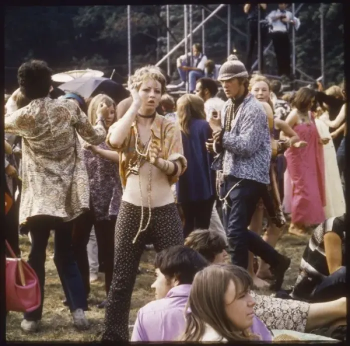 Framed Print : Hippies at Woburn 1967 Framed Print : Hippies at Woburn 1967