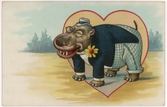 Framed Print : Hippo about Town Framed Print : Hippo about Town