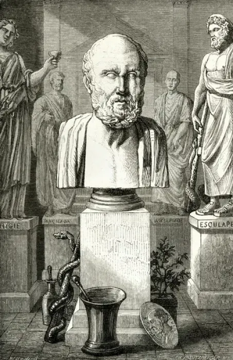 Framed Print : Hippocrates / Louvre Bust Framed Print : Hippocrates / Louvre Bust