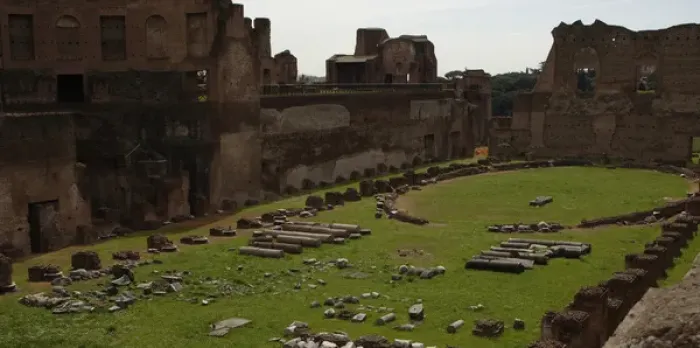 Framed Print : Hippodrome of Domitian. Palatine Hill. Rome. Italy Framed Print : Hippodrome of Domitian. Palatine Hill. Rome. Italy