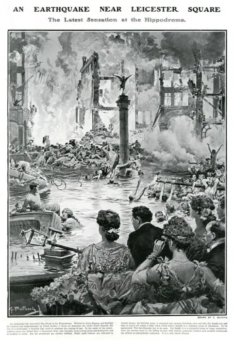Framed Print : Hippodrome, London - stage effects 1906 Framed Print : Hippodrome, London - stage effects 1906