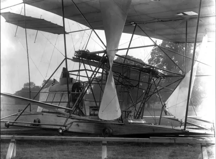 Framed Print : Hiram Maxims flying machine at Baldwyns Park Kent Framed Print : Hiram Maxims flying machine at Baldwyns Park Kent