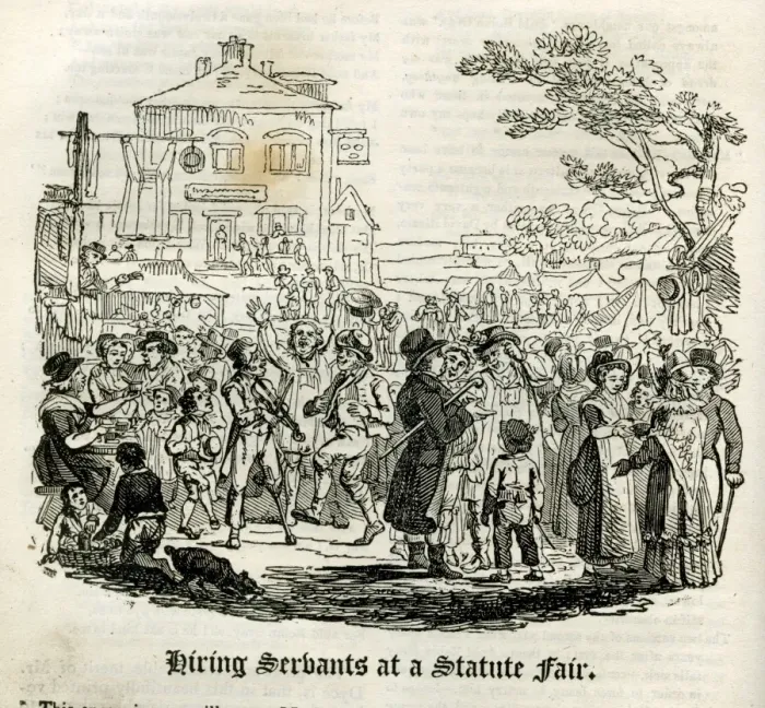 Framed Print : Hiring Servants at a Statute Fair Framed Print : Hiring Servants at a Statute Fair