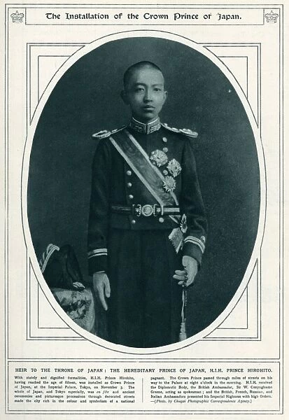 Hirohito. Prince of Japan H.I.H Prince Hirohito 