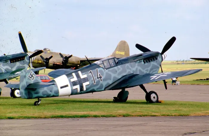 Framed Print : Hispano HA. 1112-M1L Buchon Black 14 Framed Print : Hispano HA. 1112-M1L Buchon Black 14
