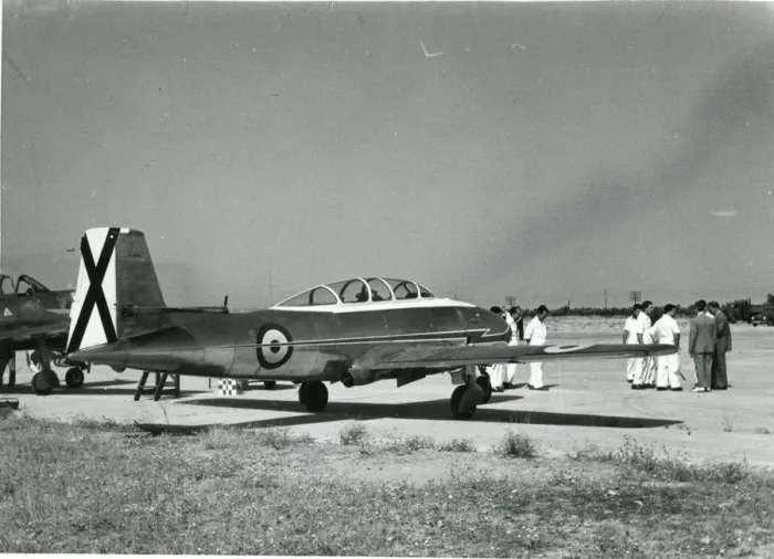 Framed Print : Hispano HA-200R Saeta 1955