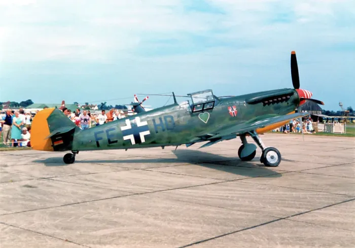 Framed Print : Hispano HA.1112-M1L Buchon D-FEHD Framed Print : Hispano HA.1112-M1L Buchon D-FEHD