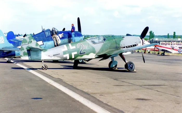 Framed Print : Hispano HA.1112-M1L Buchon D-FEHD Framed Print : Hispano HA.1112-M1L Buchon D-FEHD
