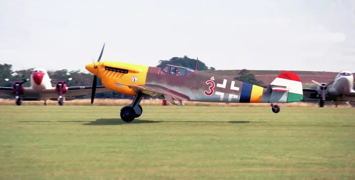Framed Print : Hispano HA.1112-M1L Buchon G-BOML Framed Print : Hispano HA.1112-M1L Buchon G-BOML