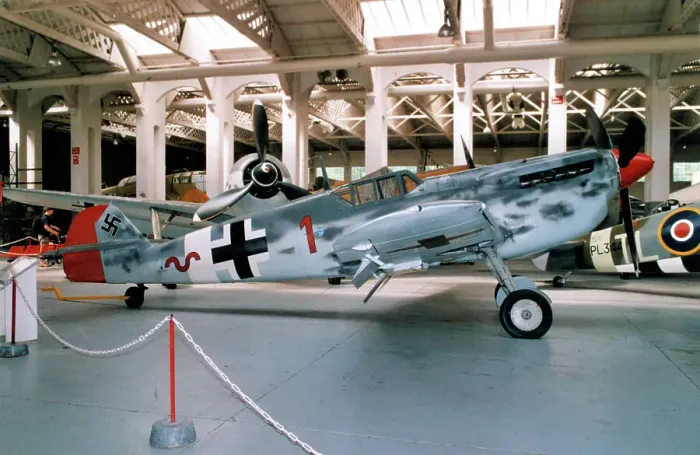 Framed Print : Hispano HA.1112-M1L Buchon G-BWUE Framed Print : Hispano HA.1112-M1L Buchon G-BWUE