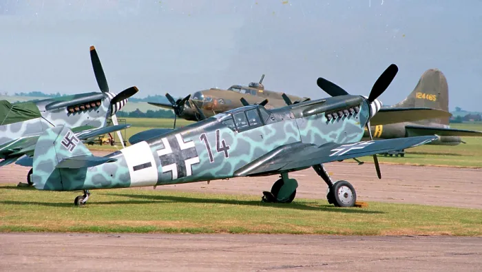 Framed Print : Hispano HA.1112-M1L Buchon G-HUNN Framed Print : Hispano HA.1112-M1L Buchon G-HUNN