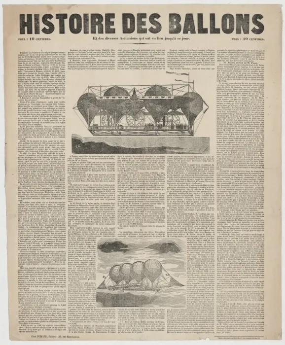 Framed Print : Histoire des ballons, et des diverses ascensions qui ont eu Framed Print : Histoire des ballons, et des diverses ascensions qui ont eu