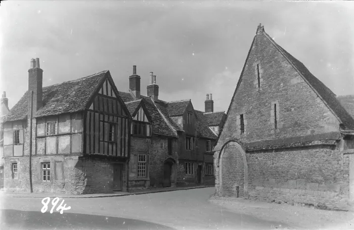 Framed Print : Historic Buildings in a Quaint Village Framed Print : Historic Buildings in a Quaint Village