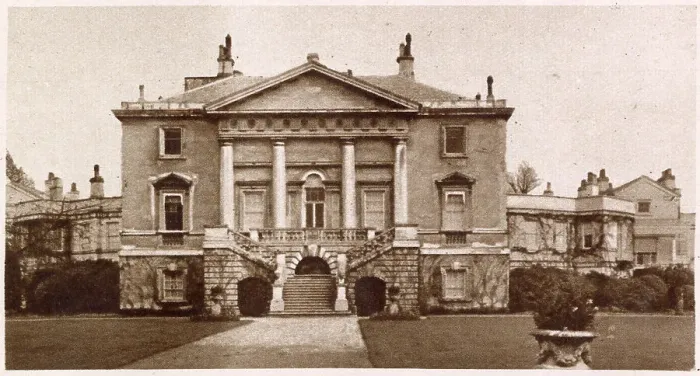 Framed Print : A historic house for the Duke and Duchess of York (later King George VI and Queen Elizabeth) after their wedding: White Lodge, Richmond Park, once the home of Princess Adelaide, the Duchess of Teck, mother of Queen Mary