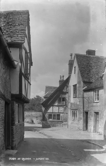 Framed Print : Historic Street in Lacock Framed Print : Historic Street in Lacock