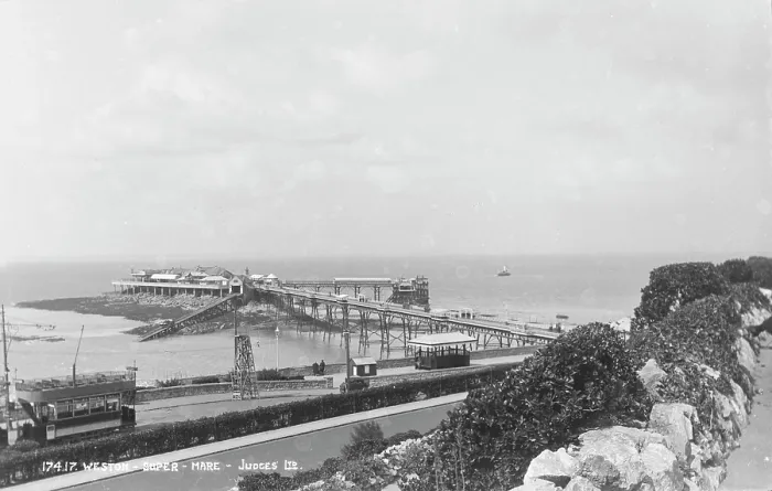 Framed Print : Historic View of Weston-Super-Mare Pier Framed Print : Historic View of Weston-Super-Mare Pier
