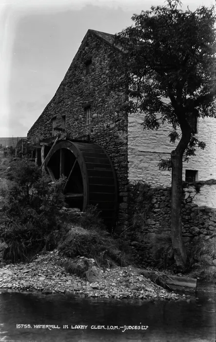 Framed Print : Historic Watermill in Laxey Glen Framed Print : Historic Watermill in Laxey Glen