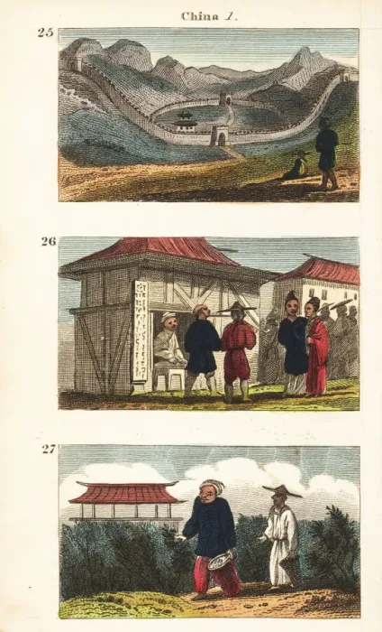 Framed Print : Historical views of China Framed Print : Historical views of China