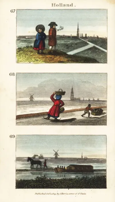 Framed Print : Historical views of Holland Framed Print : Historical views of Holland