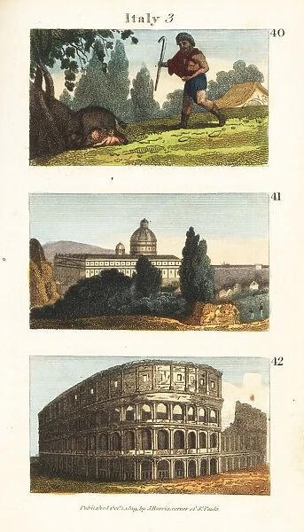 Historical views of Italy
