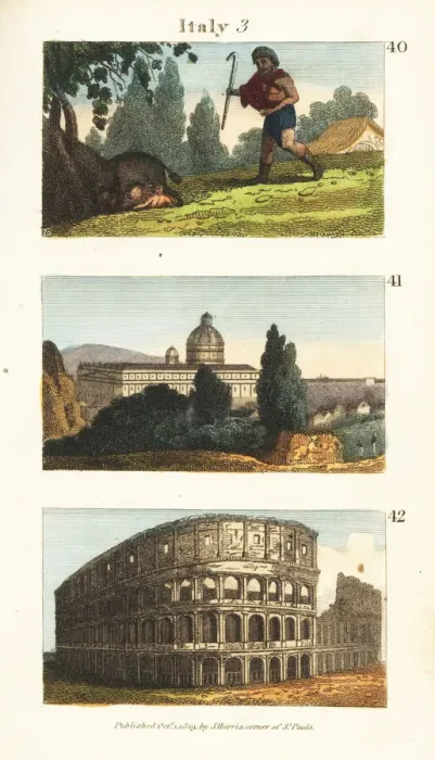 Framed Print : Historical views of Italy Framed Print : Historical views of Italy