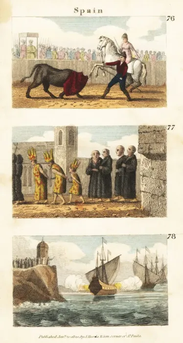 Framed Print : Historical views of Spain Framed Print : Historical views of Spain