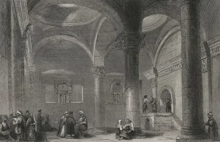 Framed Print : History of Israel. Jerusalem. Interior of the Golden Gate Framed Print : History of Israel. Jerusalem. Interior of the Golden Gate