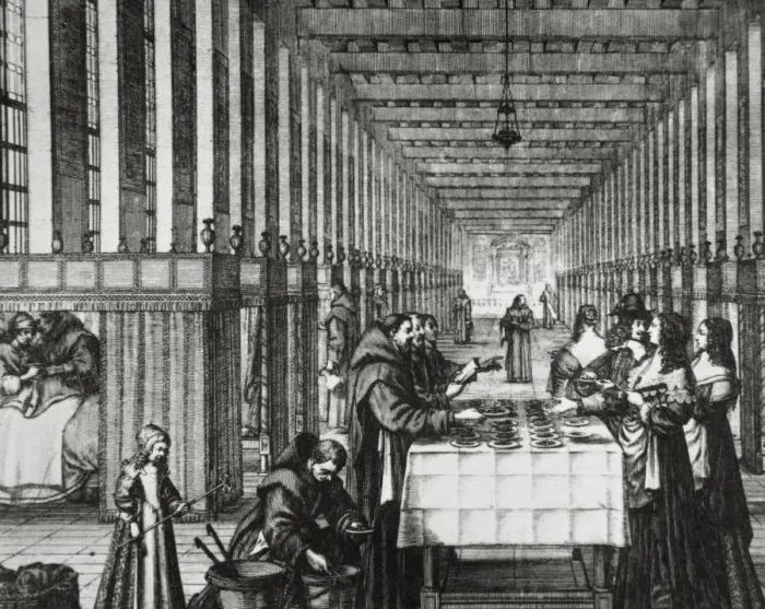 Framed Print : History of Medicine. Modern Age. Carity Hospital. Engraving Framed Print : History of Medicine. Modern Age. Carity Hospital. Engraving