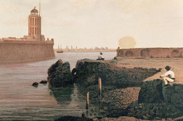 History of Mexico. Veracruz and Fort of St John of Ulloa