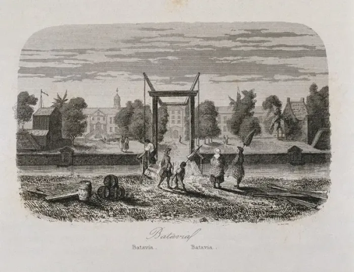 Framed Print : History of the Missions, 1863. Indonesia. View of Batavia Framed Print : History of the Missions, 1863. Indonesia. View of Batavia