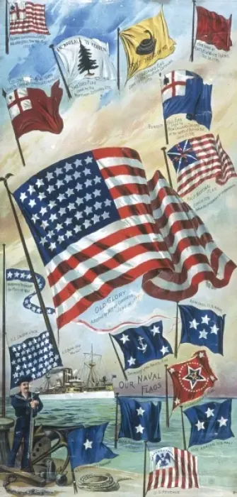 Framed Print : History of Old Glory Framed Print : History of Old Glory
