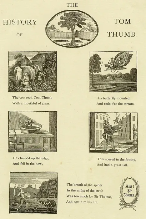 Framed Print : The History of Tom Thumb